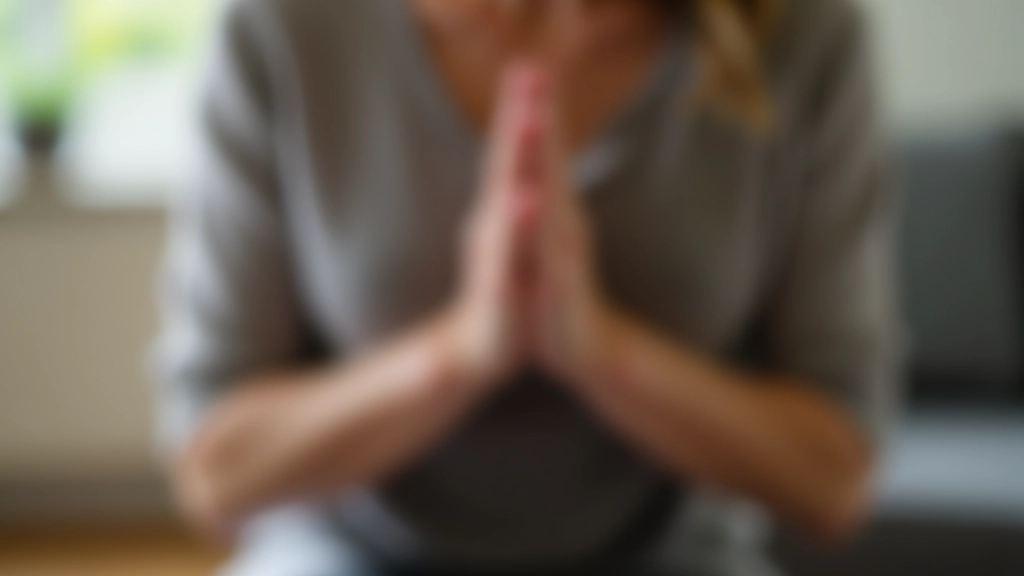 Hands demonstrating proper breathing technique for stress relief